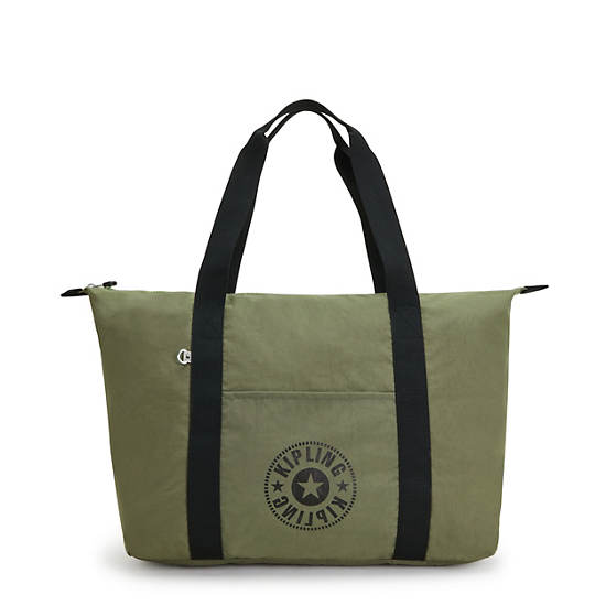 Bolso Tote Kipling Art Medium Lite Verde Oliva | MX 1452WN